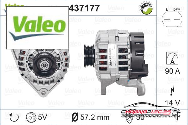 Achat de VALEO 437177 Alternateur pas chères