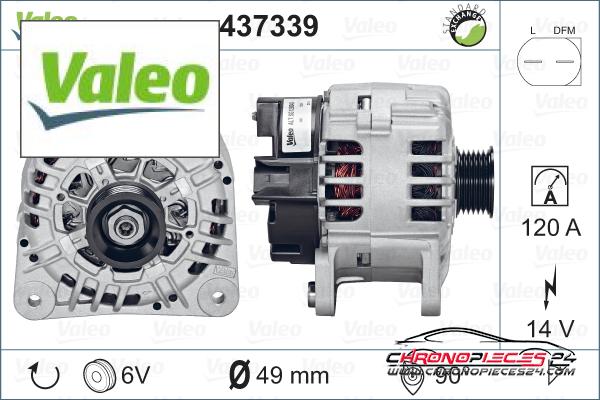 Achat de VALEO 437339 Alternateur pas chères