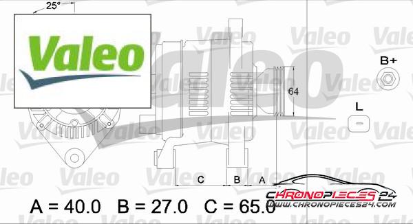 Achat de VALEO 437168 Alternateur pas chères