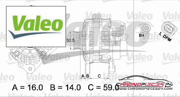 Achat de VALEO 437444 Alternateur pas chères