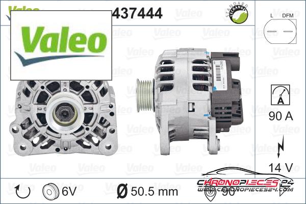 Achat de VALEO 437444 Alternateur pas chères