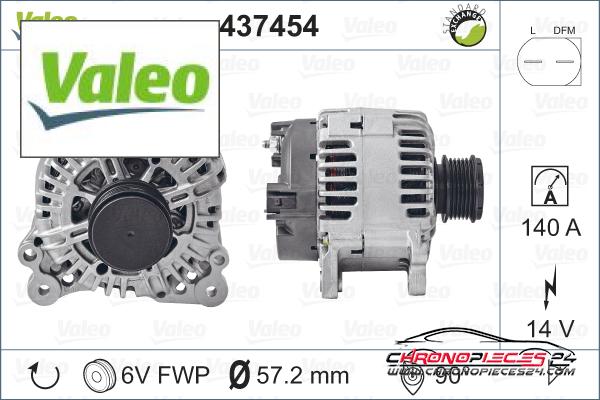 Achat de VALEO 437454 Alternateur pas chères