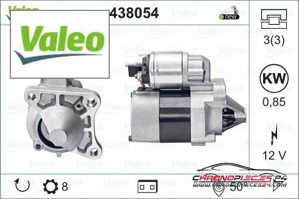 Achat de VALEO 438054 Démarreur pas chères