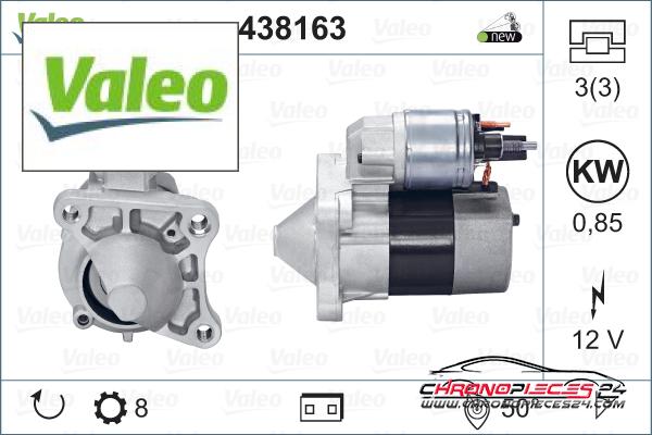 Achat de VALEO 438163 Démarreur pas chères