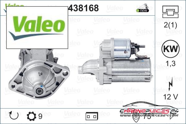 Achat de VALEO 438168 Démarreur pas chères