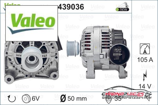 Achat de VALEO 439036 Alternateur pas chères