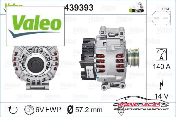 Achat de VALEO 439393 Alternateur pas chères