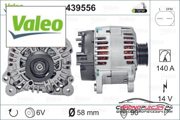 Achat de VALEO 439556 Alternateur pas chères