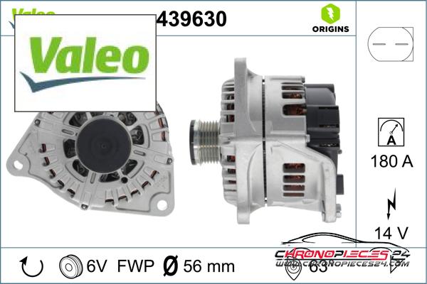 Achat de VALEO 439630 Alternateur pas chères