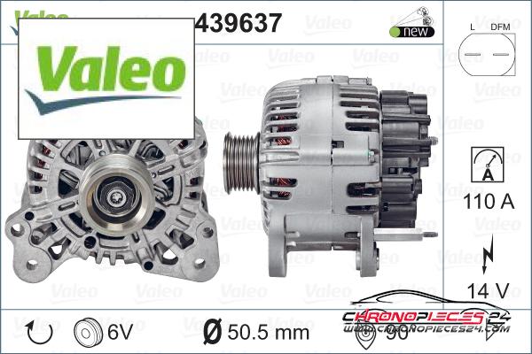 Achat de VALEO 439637 Alternateur pas chères