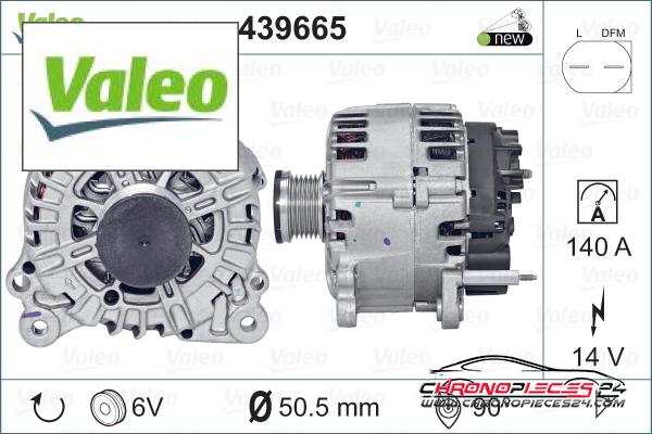 Achat de VALEO 439665 Alternateur pas chères