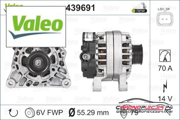 Achat de VALEO 439691 Alternateur pas chères