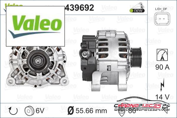 Achat de VALEO 439692 Alternateur pas chères