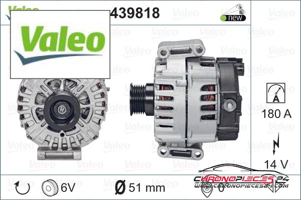 Achat de VALEO 439818 Alternateur pas chères