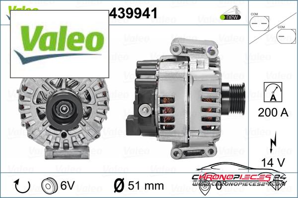 Achat de VALEO 439941 Alternateur pas chères