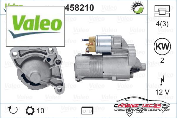 Achat de VALEO 458210 Démarreur pas chères