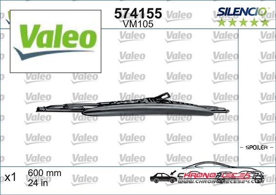 Achat de VALEO 574155 Balai d'essuie-glace pas chères