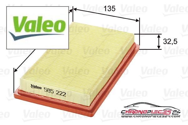 Achat de VALEO 585222 Filtre à air pas chères