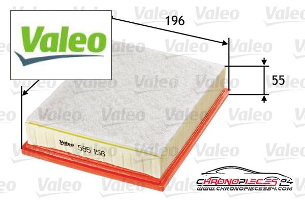 Achat de VALEO 585158 Filtre à air pas chères