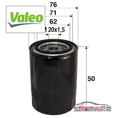 Achat de VALEO 586001 Filtre à huile pas chères