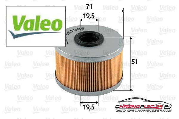 Achat de VALEO 587906 Filtre à carburant pas chères