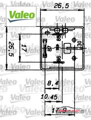 Achat de VALEO 643827 Relais, courant de travail pas chères