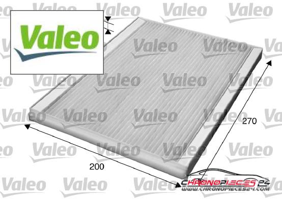 Achat de VALEO 715609 Filtre, air de l'habitacle pas chères