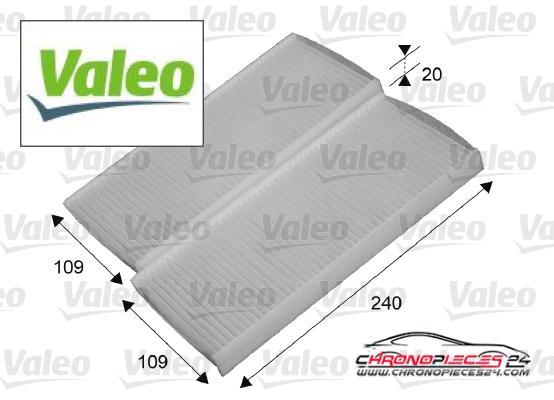 Achat de VALEO 715649 Filtre, air de l'habitacle pas chères