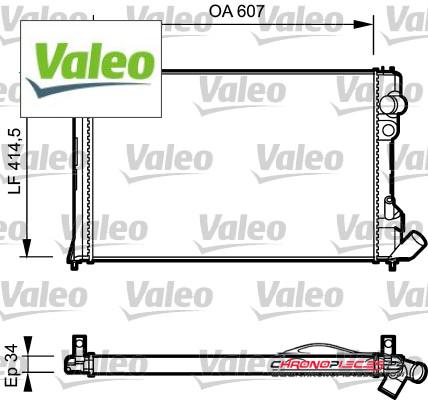 Achat de VALEO 730982 Radiateur, refroidissement du moteur pas chères