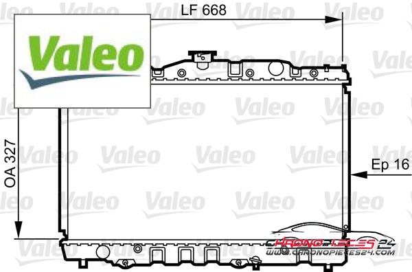 Achat de VALEO 730469 Radiateur, refroidissement du moteur pas chères