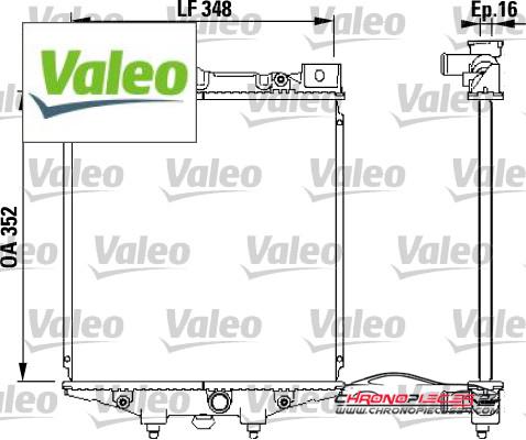 Achat de VALEO 731020 Radiateur, refroidissement du moteur pas chères