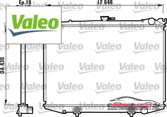 Achat de VALEO 731085 Radiateur, refroidissement du moteur pas chères