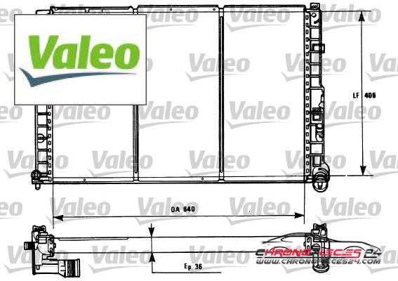 Achat de VALEO 731185 Radiateur, refroidissement du moteur pas chères