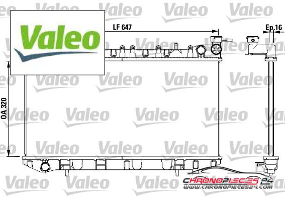 Achat de VALEO 731670 Radiateur, refroidissement du moteur pas chères