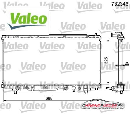 Achat de VALEO 732346 Radiateur, refroidissement du moteur pas chères