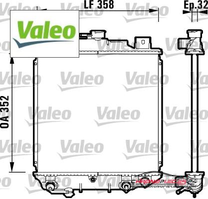 Achat de VALEO 734203 Radiateur, refroidissement du moteur pas chères