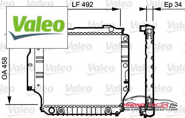 Achat de VALEO 735196 Radiateur, refroidissement du moteur pas chères