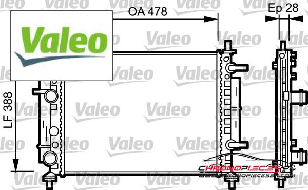 Achat de VALEO 734768 Radiateur, refroidissement du moteur pas chères