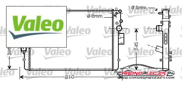 Achat de VALEO 734448 Radiateur, refroidissement du moteur pas chères