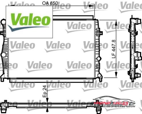 Achat de VALEO 735556 Radiateur, refroidissement du moteur pas chères