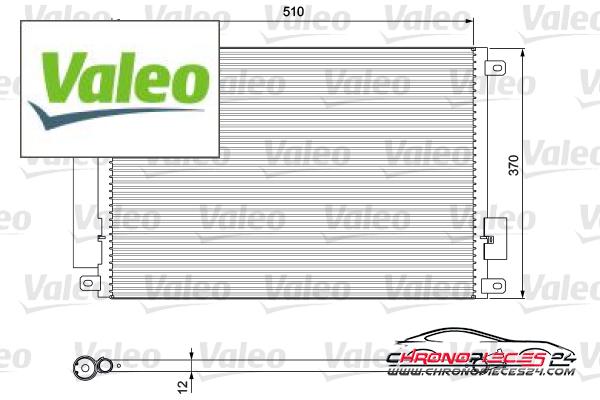 Achat de VALEO 814155 Condenseur, climatisation pas chères