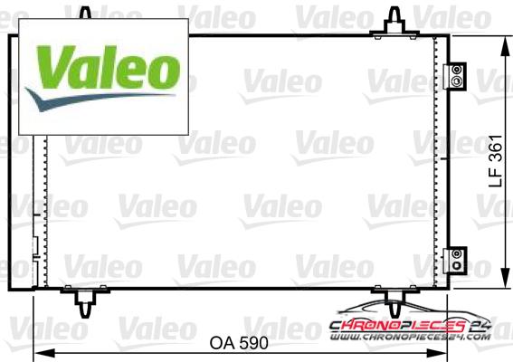 Achat de VALEO 814366 Condenseur, climatisation pas chères