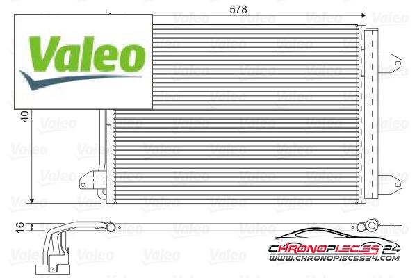 Achat de VALEO 817777 Condenseur, climatisation pas chères