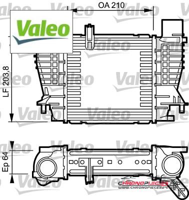 Achat de VALEO 817999 Intercooler, échangeur pas chères