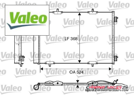 Achat de VALEO 818015 Condenseur, climatisation pas chères