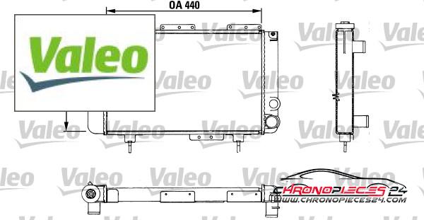 Achat de VALEO 883463 Radiateur, refroidissement du moteur pas chères