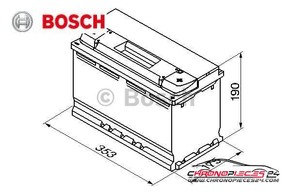 Achat de BOSCH 0 092 S50 130 Batterie de démarrage standard 12V 100Ah 830A pas chères