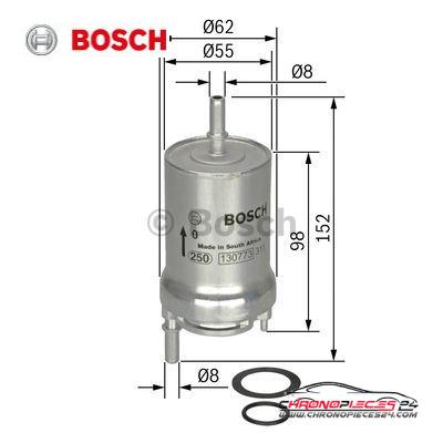 Achat de BOSCH 0 450 905 925 Filtre à carburant pas chères