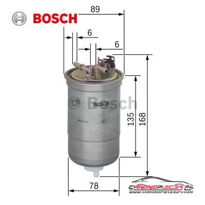 Achat de BOSCH 0 450 906 261 Filtre à carburant pas chères