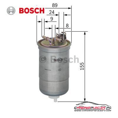 Achat de BOSCH 0 450 906 409 Filtre à carburant pas chères